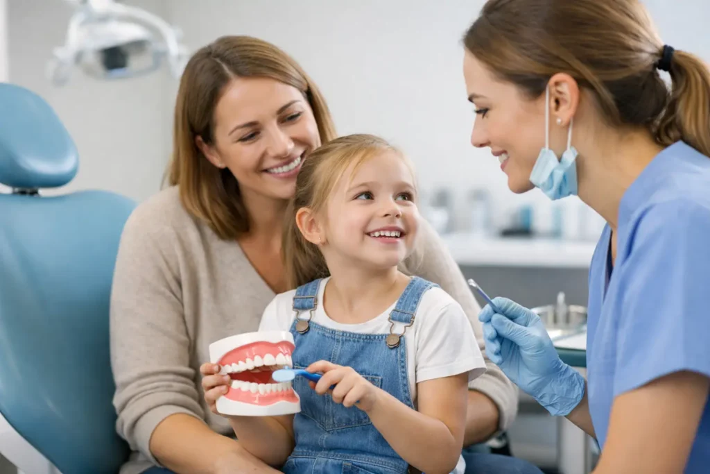 Kinderen voorbereiden op tandartsbezoek